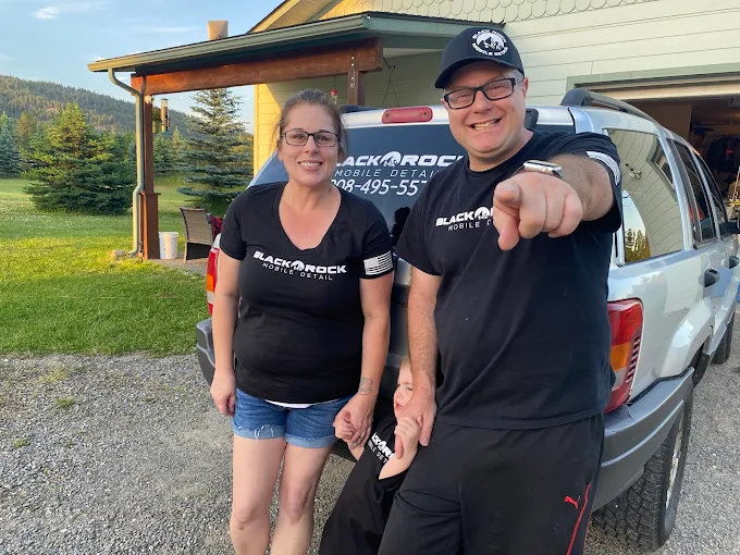 Black Rock Mobile Detailing husband and wife team in Sagle, Idaho