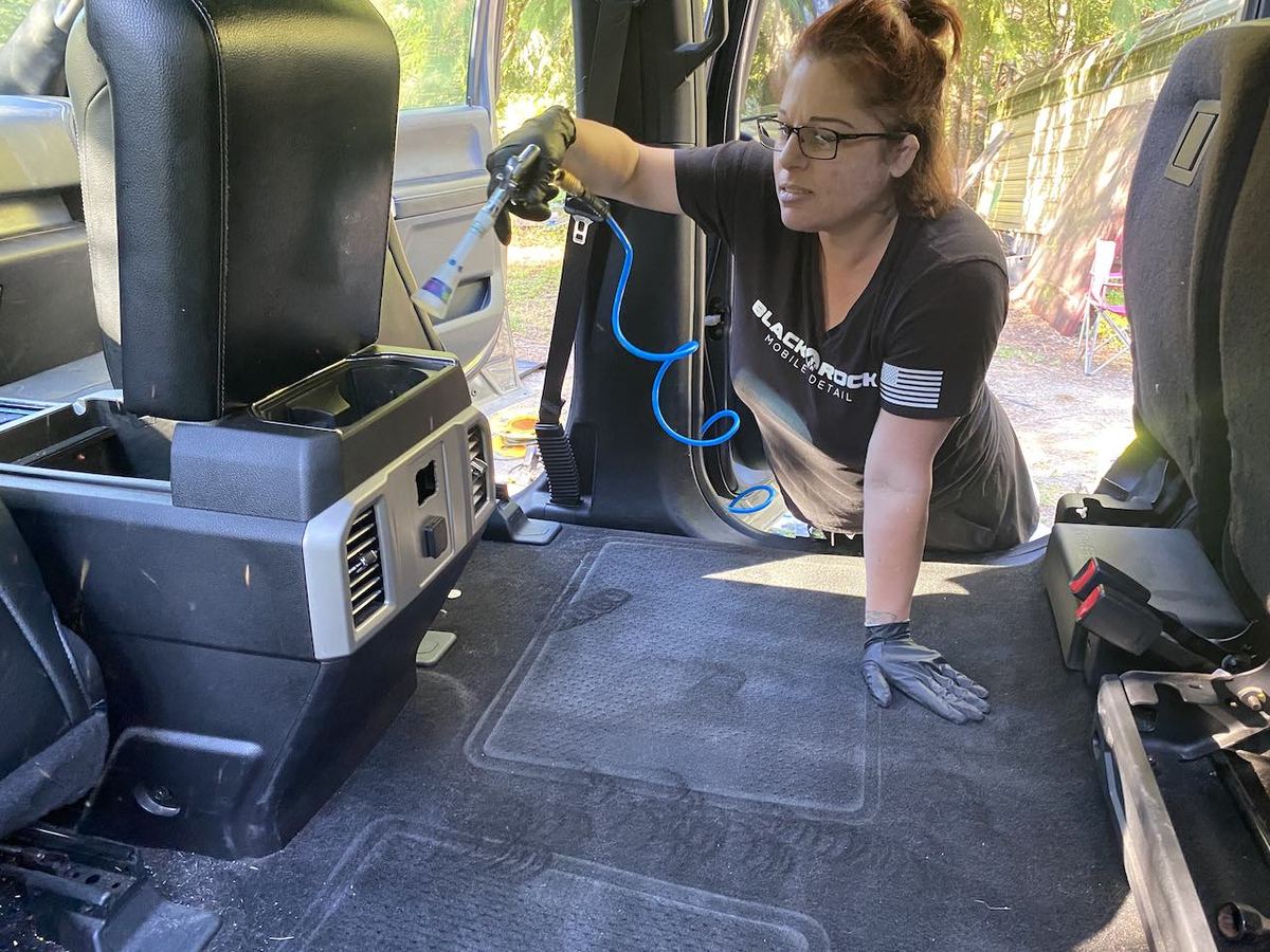 Mobile setup, ready to detail by Black Rock Mobile Detailing in Sandpoint, Idaho